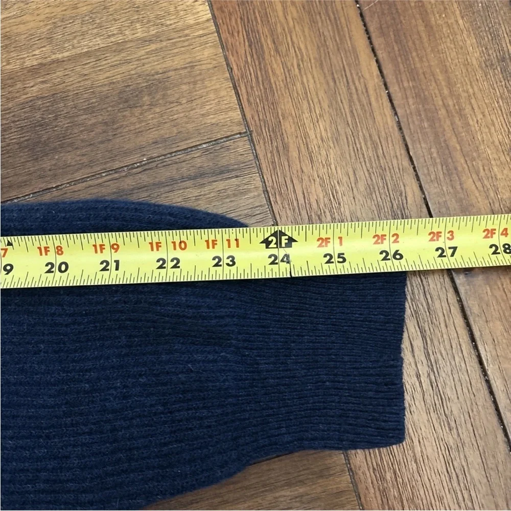 Vintage J Crew Lambswool Sweater Blue Size XL